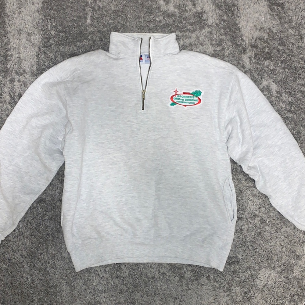 Large pullover sweatshirt